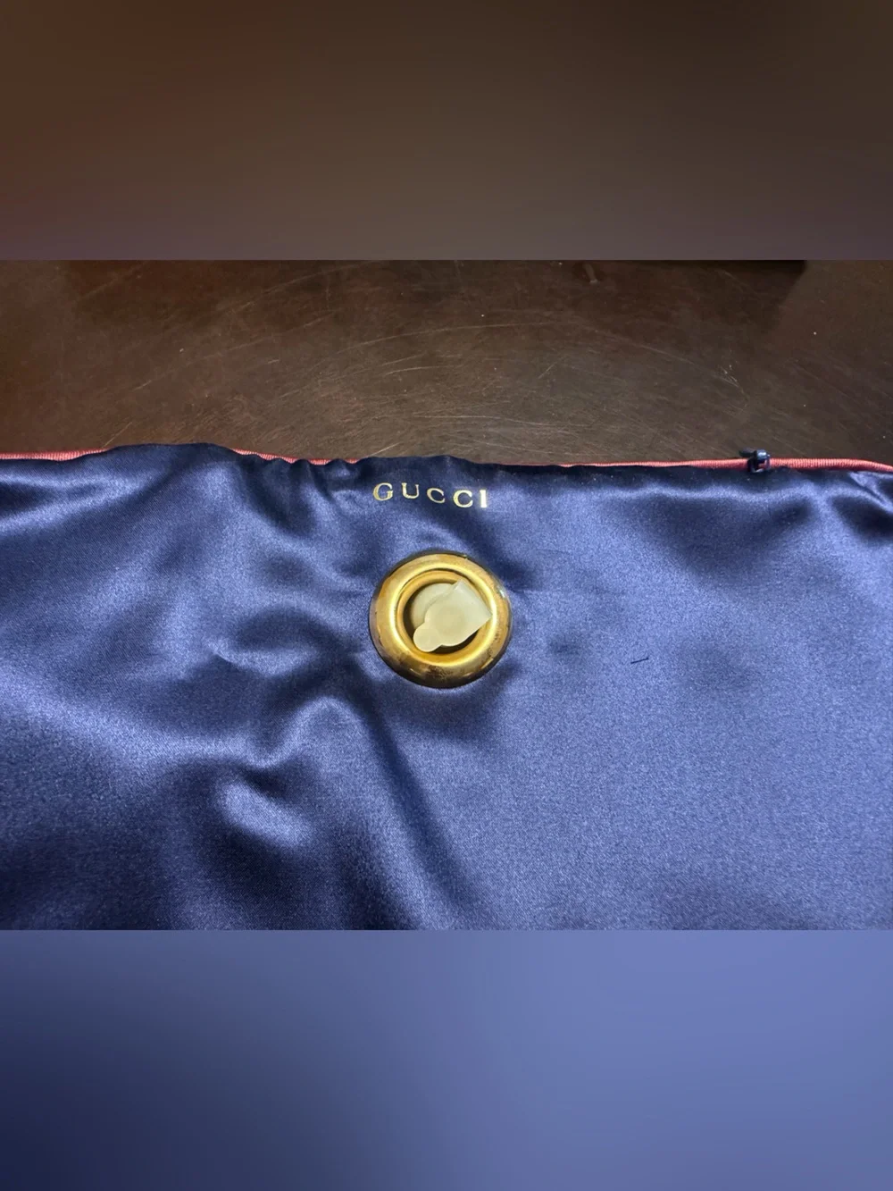 New Gucci Geometric G Logo Neck Pillow Travel Accessories Red Blue